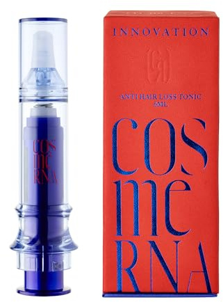 CosmeRNA tonique revitalisant pour follicules pileux 6 ml, application hebdomadaire pour des cheveux sains pour femmes et hommes