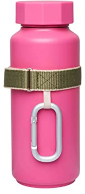 Design Letters Carry Straps | Insulated Bottle Holder | Carabiner Designed in Denmark | Camping Accessories Perfect for Travel | Bottle Carrying Strap