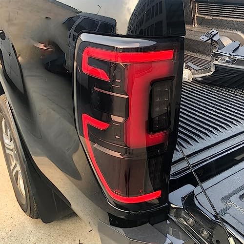 OrcoW 2 Pack Rücklicht Heckleuchte Rückleuchte für Ford Ranger 2012 2013 2014 2015 2016 2017 2018 2019, Auto Heckklappe Rückleuchten Linke Rechte Rücklichter Rücklicht-Montage Autoteile