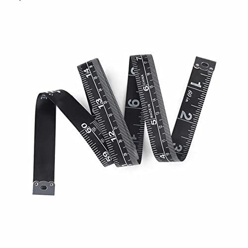 UNbit Maßbänder, doppelseitiges Körpermesslineal, Nähtuch, Schneiderband, weiches Maßband for Familien, for Messen des Brust-/Taillenumfangs 60 Zoll(Color:Pink)