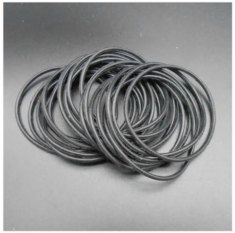 50PCS 2MMX50MM Silikon Gummi Antriebsriemen Riemenscheibe Modell Motor DIY Spielzeug 2MM X 50MM Innendurchmesser: 46MM Schwarz NEUE DIY *FD464X50