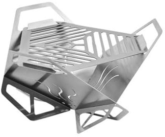 Limtula Faltbare Grillgrube aus Edelstahl für Grill, Picknicks, Terrassen, faltbare Grills, Campinggrills, Lagerfeuer-Grills