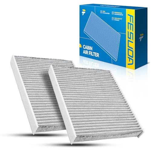 Fesuda CUK 2533-2 Innenraumfilter/Kabinenluftfilter, Pollenfilter mit Aktivkohle, für Pkw + Transporter, 2er Set