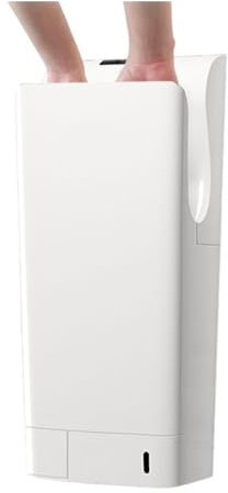 JOXLOVER Asciugamani, Asciugamani ad Alta velocità 7-10 Secondi, tto d'Aria filtrato HEPA, asciuga Mani for asciugatrici for bagni for ristoranti/edifici for uffici per la casa(White)