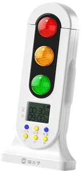 SiaBiced Temporizador de Semáforo Visual con Recordatorio de Timbre, Despertador de Tareas para Juegos