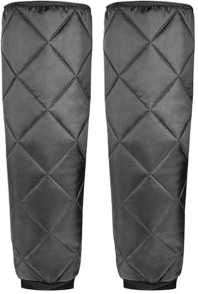 Crepundia ProtèGe-Genoux Cyclisme, 2 pièces jambières moto hiver genouillère enveloppes coussinets protecteur vélo jambe manchon coupe-vent