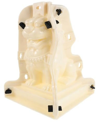 Zerodeko Stampo Facile da Sformare per Scultura in Plastico in Stile Romano Leone e Riutilizzabile per Ornamento da Giardino e Cortile Decorativo Classico