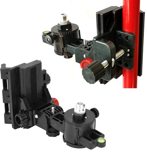 Ejoyous Finely Adjustable Laser Level Holder with 360° Rotation 0-10 Cm Height Adjustment Magnetic Base for Level Measuring Tools Laser Measuring Devices Leveling Devices