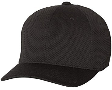 Flexfit (FLEYK) Kape Flexfit 3D Hexagon Jersey Cap, Black, L/XL, 6584