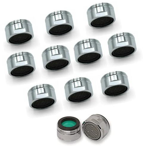 Schläfer 160016, strahlregler m24 wassersparend 70% Neoperl Universal-Strahlregler Wasserhahn Strahlregler M24, Perlator DL M24X1, Weicher Strahlstrahl Klasse Z 7.5 Liter/min, mit Dichtung 10 Stück