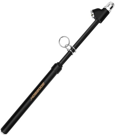 GODESON Tire Pressure Gauge Heavy Duty, Straight-On Dual Head Air Pressure Gauge Range to 150PSI, Semi Truck Tire Air Gauge Suitable for Truck, RV, Bus