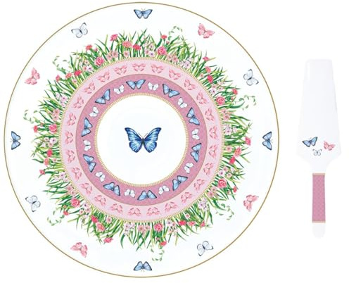 COFFRET PLAT A TARTE Ø 32CM AVEC PELLE EN PORCELAINE