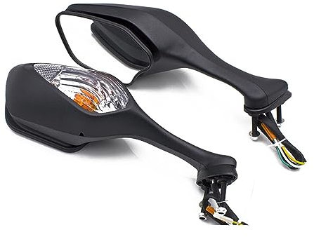 BLNETU Motorradspiegel Motorradspiegel Für CBR1000RR CBR1000 RR 2008 2009 2010 2011 2012 Motorrad Rückspiegel Mit Blinker Licht Motorradspiegel