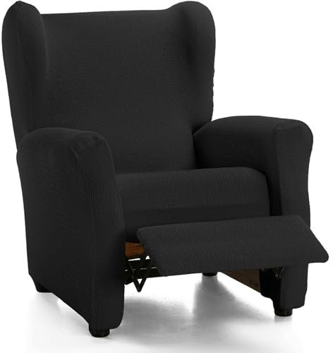 ECOMMERC3 | Funda para Sillón Relax Elástica y Extrasuave Color Negro - Funda para Sillón Relax Ajustable 100% Made in Spain