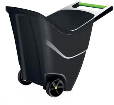 Chariot de Jardin Noir sur Roues Load & Go II 85L