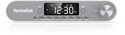 TechniSat KITCHENRADIO - Radio da cucina con FM/FM, display LED, lampada da lavoro, timer, Bluetooth, funzione sveglia, vivavoce, altoparlante da 5 W