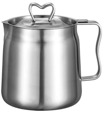 BYWXW Grasera de Acero Inoxidable, Recipiente para Grasa de Panceta con Colador, Tarro de Almacenamiento con Tapa Antipolvo para Almacenar Aceite Usado para Freir y Grasa para Cocinar(Size:1.5L)