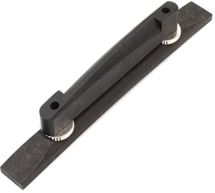 Ebony Archtop Guitar Bridge Adjustable Height Western String Instrument Accessories