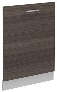 Vicco Panel Frontal del lavavajillas R-Line, Gris Noble, 60 cm | Para lavavajillas totalmente integrado de 60 cm · Sin encimera · ✓ A juego con el frente de cocina · ✓ Libremente combinable