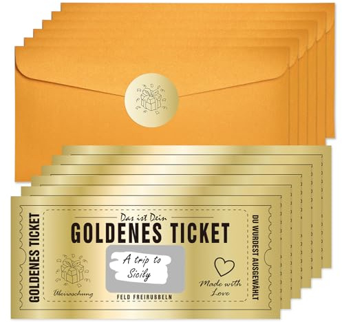 Bigqin 6 Piezas DIY Tarjetas Rasca y GANA + Sobres Kraft + Adhesivos Rasca Corazón Dorado, Tarjetas Personalizadas Anunciar Embarazo Testigo Boda Anuncio Embarazo
