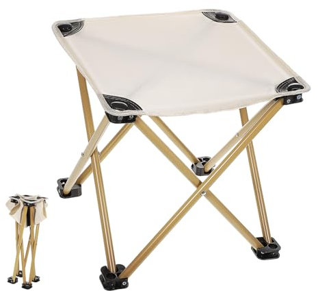 VICASKY Faltbarer Outdoor-hocker Aus Oxford Karbonstahl Tragbarer Klappstuhl Für Camping Wandern Picknicken Und Angeln Mit Aufbewahrungstasche