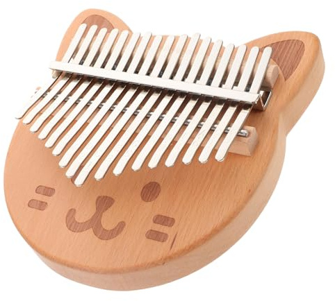 Warmhm Holz Daumenklavier Tasten Fingerklavier Musikinstrument Für Anfänger Junge Mädchen Spielzeug Leichte Tragbar Miniatur-kalimba