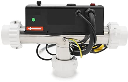 Poolvärmare, 3KW elektrisk poolvärmare badkar termostat spa bad cirkulation uppvärmningsutrustning for badbad SPA(H10-R1/1KW)