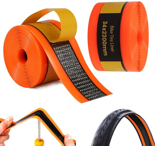 Doublure De Pneu De Vélo,2 Rouleaux 34x2300MM Liner Bande Anti-Crevaison,Protection Anti-Crevaison,Bande Anti-Crevaison Cyclism pour Cyclisme en Extérieur,Les VTT,Les Vélos De Course