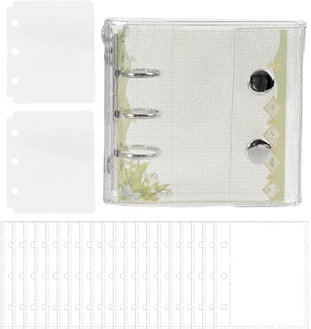 Transparent pärm - fotoalbum - kortbok - kvitton studentkort lärare kontor yrkesverksamma skoladministration