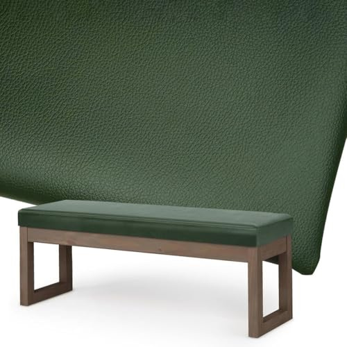 Benutzerdefinierte Bankkissen Bankauflage Stuhlkissen für Fensterbank, 3cm Dick, Wasserdichtes Abnehmbarem Gartenbankauflage Bankpolster Sitzkissen für Outdoor, Drinnen(Dunkelgrün,100x40cm/39x16in)