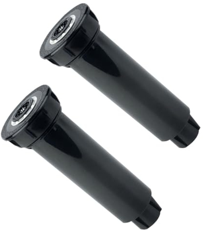 Ciieeo Irrigatore Automatico Retrattile in Abs da Giardino, Testina Interrata Filtro Integrato per Irrigazione Prato, Set 2 Pezzi per Orto e Aiuole