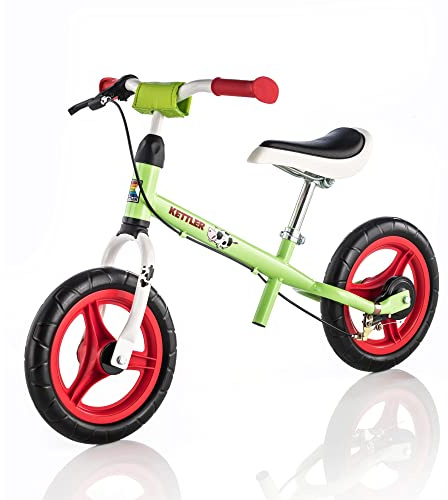 Kettler Laufrad Speedy Emma 2.0 – das ideale Lauflernrad – Kinderlaufrad mit Reifengröße: 12,5 Zoll – stabiles & sicheres Laufrad ab 3 Jahren – grün & rot