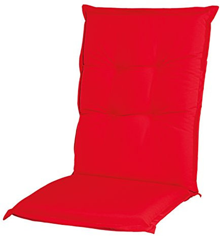 Adlatus-Kühnemuth - Gartenstuhlauflage - Polsterauflage - Sitzauflage - Classic Dessin 101, Farbe: rot (Relaxauflage 170 x 50 cm)