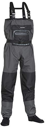 Angel-Berger Wathose atmungsaktiv mit Füsslingen (L)