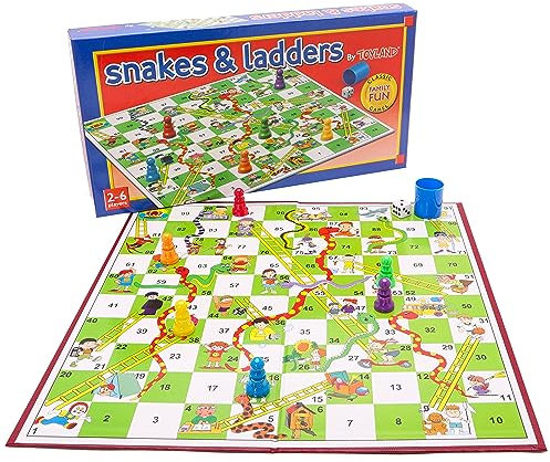 Toyland® Snakes and Ladders Board Game Traditional Family Game