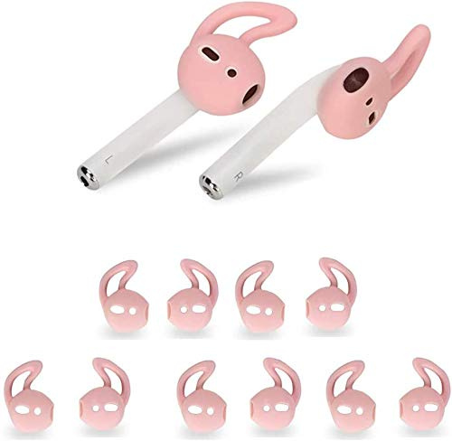 OneCut, 5 paia di gommini auricolari in silicone per Apple AirPod/EarPods, cover morbide in silicone antiscivolo sportivi, anti goccia, auricolari in gel, accessori protettivi