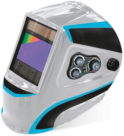 GYS Schweißhelm LCD ERGOTECH+ 5/9-9/13 SILVER TRUE COLOR