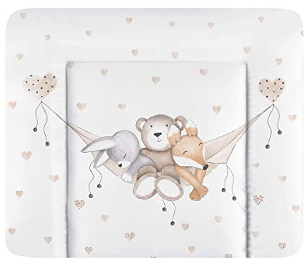 Julius Zöllner Wickelauflage Softy 65x75 cm - Wickelunterlage - wasserdicht und abwischbar - Made in Germany – Oeko-Tex Standard 100 – Schlummerbande