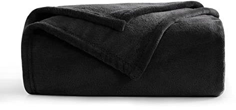 Aisbo Kuscheldecke Flauschig Decke Schwarz - Fleecedecke 150x200 cm XL Warme Sofa Decke, Kuschlige Wohndecke Weich als Wohnzimmer Blanket Couchdecke für Winter