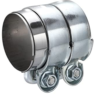 X AUTOHAUX Exhaust Pipe Tube Joiner Connector Sleeve Clamp 65mm 69mm 80mm