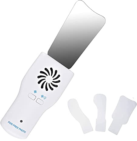 Dental Fotografie Spiegel Anti-Beschlag Intraoral Spiegel, Zähne Mund | Dental Spiegel mit Ventilator,Zähne Inspektion Spiegel, Zahnarzt Oral Care Tool wiederaufladbar