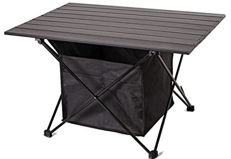 Campingtisch für draußen, tragbar, faltbar, Ultraleicht, Aluminium, Picknick-Klapptische für draußen (Farbe: A, Größe: Mittel)