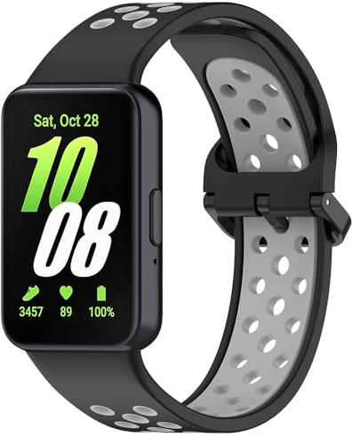 Breathable Ersatzarmband für Samsung Galaxy Fit 3, Sport Armband Uhrenarmband, Silikon Armbänder für Samsung Galaxy Fit 3