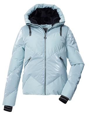 Killtec Damen Ksw 113 Wmn Ski Qltd Jckt Steppjacke/Skijacke/Funktionsjacke in Daunenoptik mit Kapuze und abzippbarem Schneefang