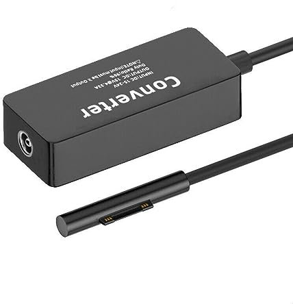 65W 15V/4.33A Laptop Power Supply Charger Adapter DC5.5 * 2.5mm Adapter for Surface Pro X 9 8 7 6 5 4 3