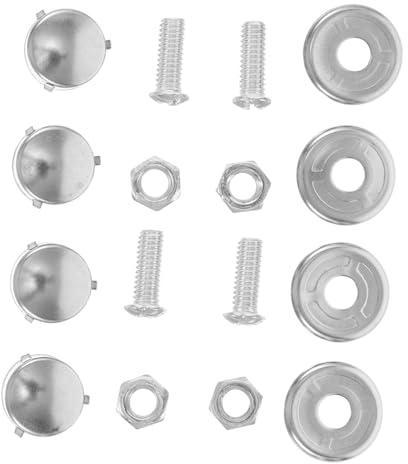 LIGHTAOTAO 2confezioni Viti Per Targhe Auto Acciaio Inossidabile Kit Fissaggio Per Montaggio Targa Facile Installazione e Resistente Compatibile Con Vari Modelli Di Veicoli