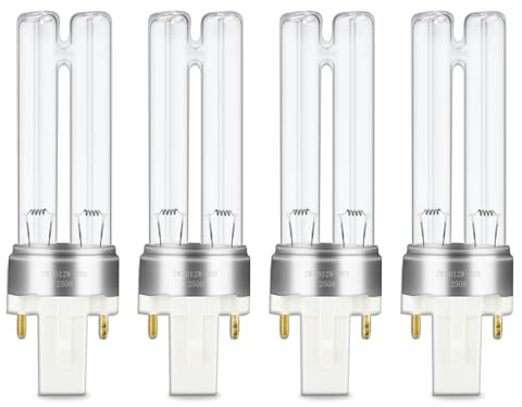 LB4000 5W UV-C Replacement Bulb Compatible with Germ Guardian LB4000 AC4300BPTCA, AC4825, AC4850, AC4850PT, AC4900, AC4900CA, AC5300B, AC5350B, AC5350W Air Purifiers (4-Pack)