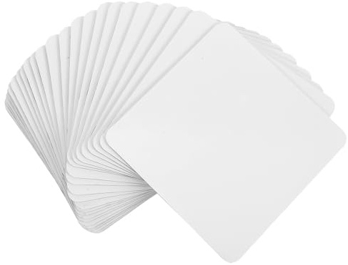 Mipcase 25 Piezas Base para Tartas Cuadrada de Cartulina Blanca Base Reforzada de Soporte Estable para Repostería y Presentación de Pasteles