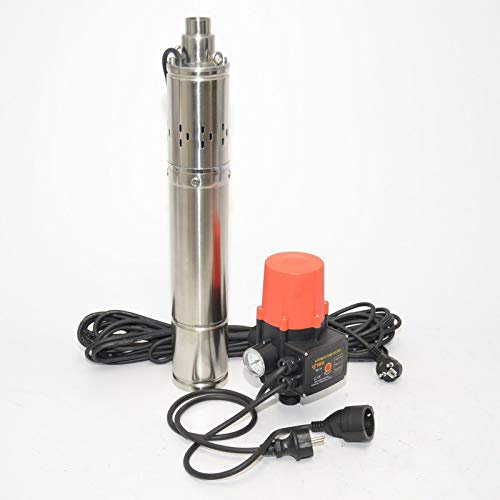 3 Tiefbrunnenpumpe Tauchpumpe Brunnenpumpe 0,25kW 7,7b 17l/min Pumpensteuerung