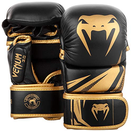 Venum Challenger 3.0 Guantes MMA Sparring - Negro/Oro - S